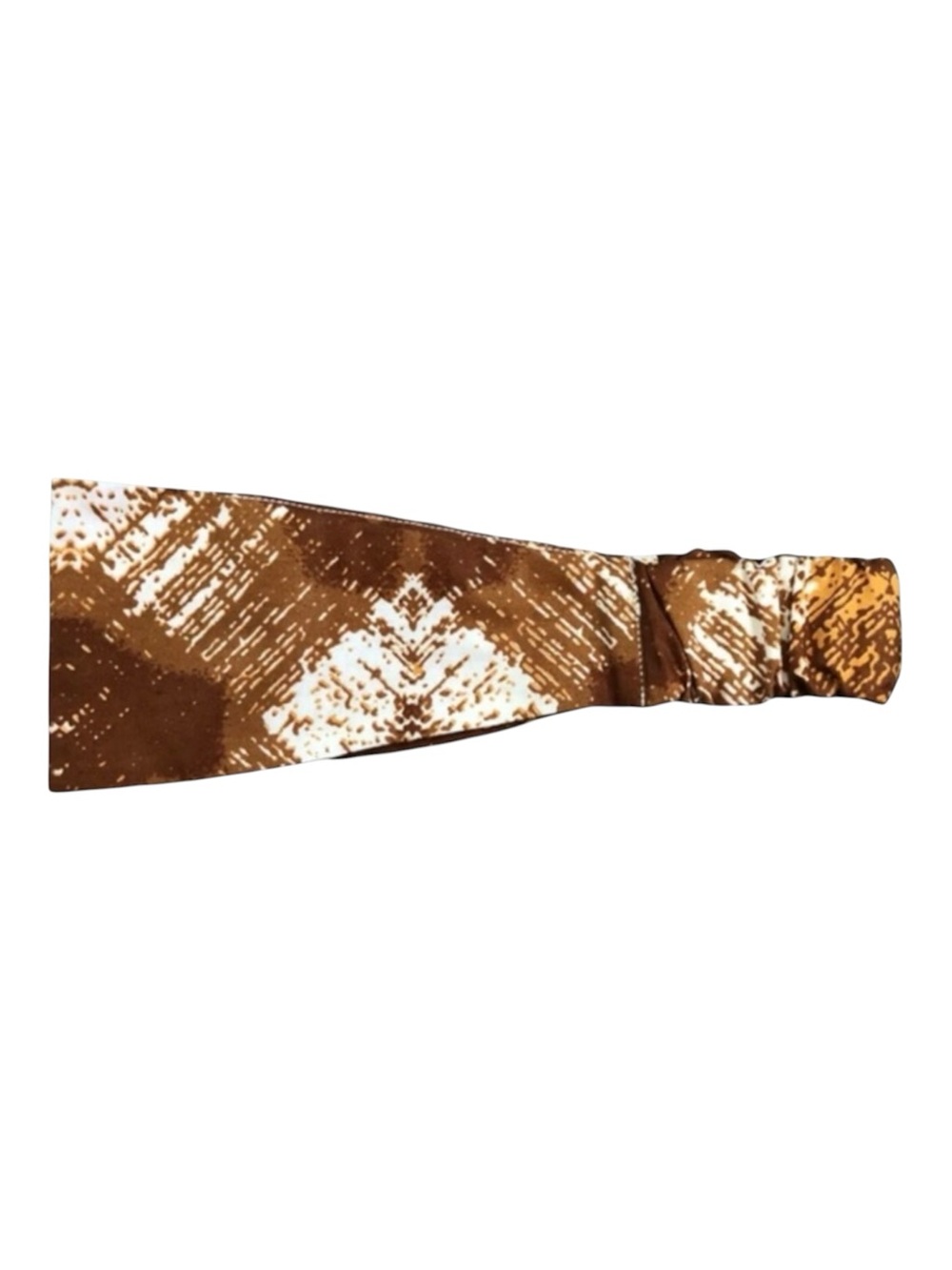 Headband African Fabric Batik Cotton Thick Elastic Back Stretch Handcrafted